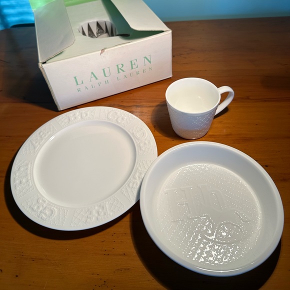 3-Piece Bone China Child Set - NIB - Picture 6 of 13